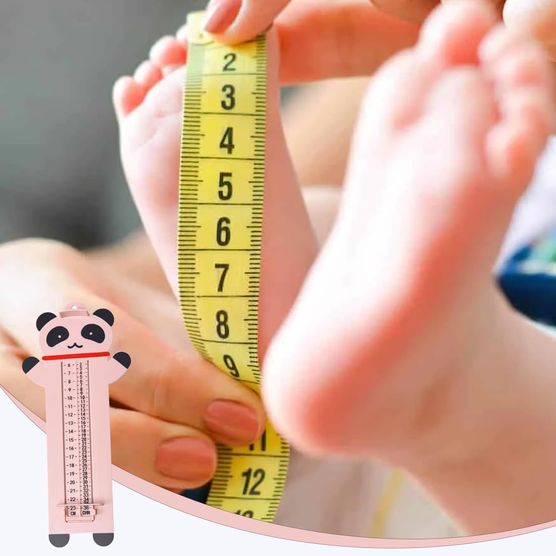 Misuratore Di Piedi - Strumento Per Misurare Scarpone Bambini E Adulti Con Metro A Nastro - Foto 10