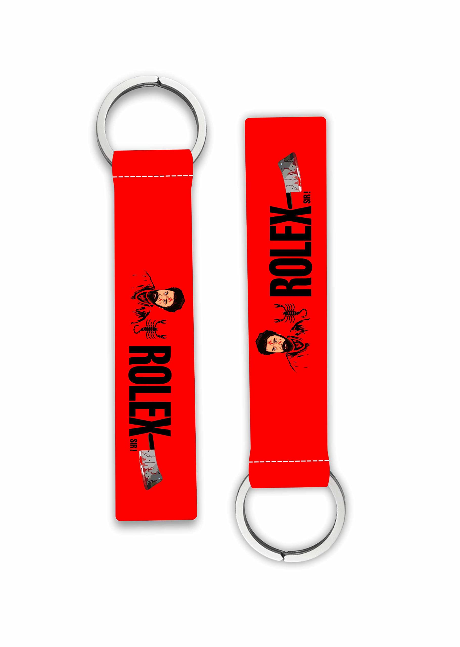 woopme 1Pcs Tamil Actor Surya Rolex Lanyard keychain Holder For Bikes Cars Scooters Boys Girls Key Holder Key Tag Multicolored (6 x 1 Inches)-picture-50