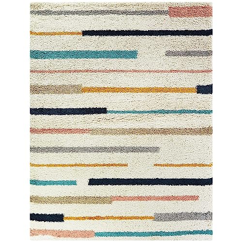 Image of Carpet for Living Room 7x7 Feet Square Anti Skid Rug Colour Multy