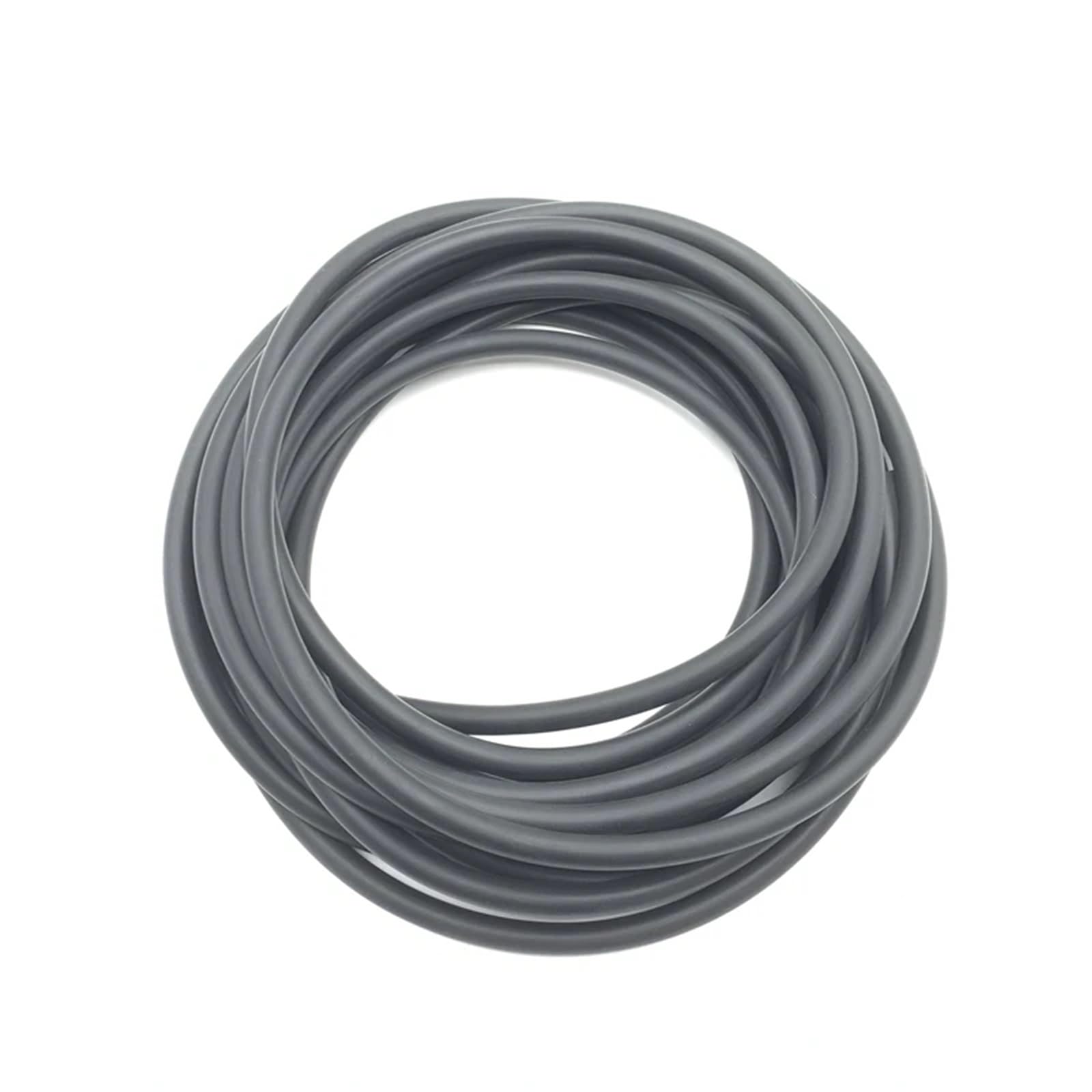 AMZBNEIDI Silicone Hose Tube, Flexible Silicone Hose -60 To 200 Degr ID 2 To 19mm 1M Black For Car Motorcycle Aquarium(1M-OD 8XID 5MM)