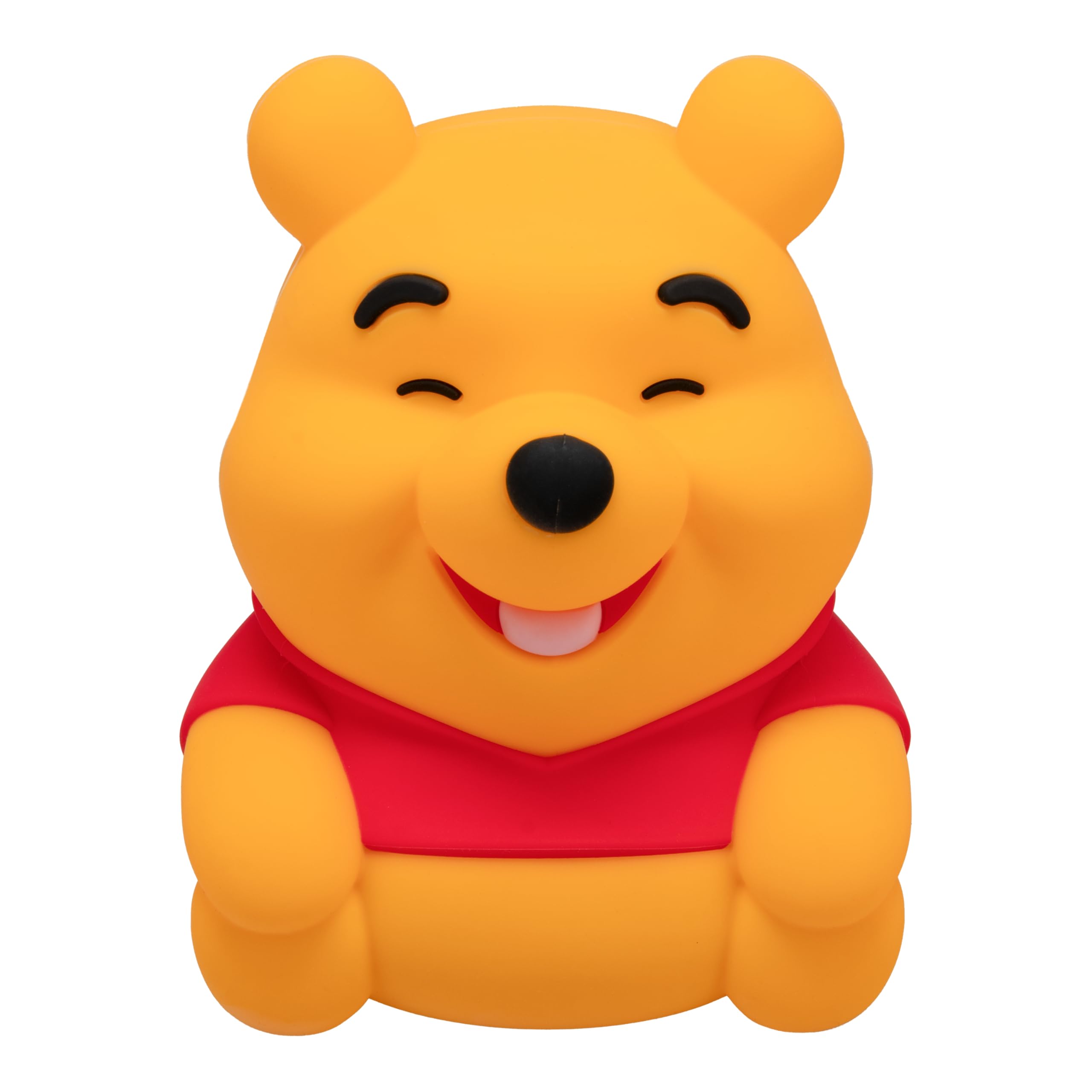 Paladone Disney Winnie the Pooh SquishyGlo Rechargeable Silicone Night Light, 15.5cm, 1–3 Hour Timer, 3 Brightness Levels, Officially Licensed