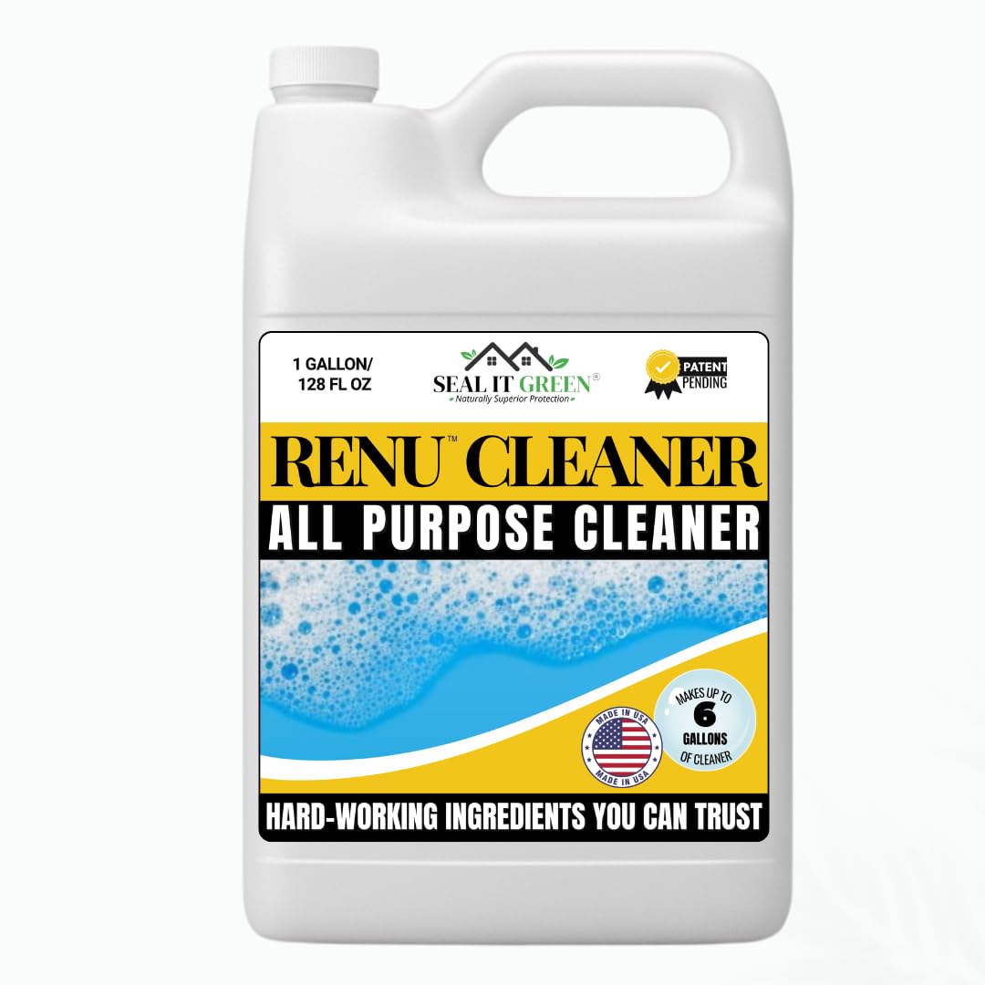 Shutter Renu Cleaner Gallon-Premium Cleaner Concentrate. Let The Cleaner Do The Work. Easily Eliminates The Ugliest Stains And Oxidation From Vinyl Siding And All Outdoor Items. Makes Up To 10 Gallons