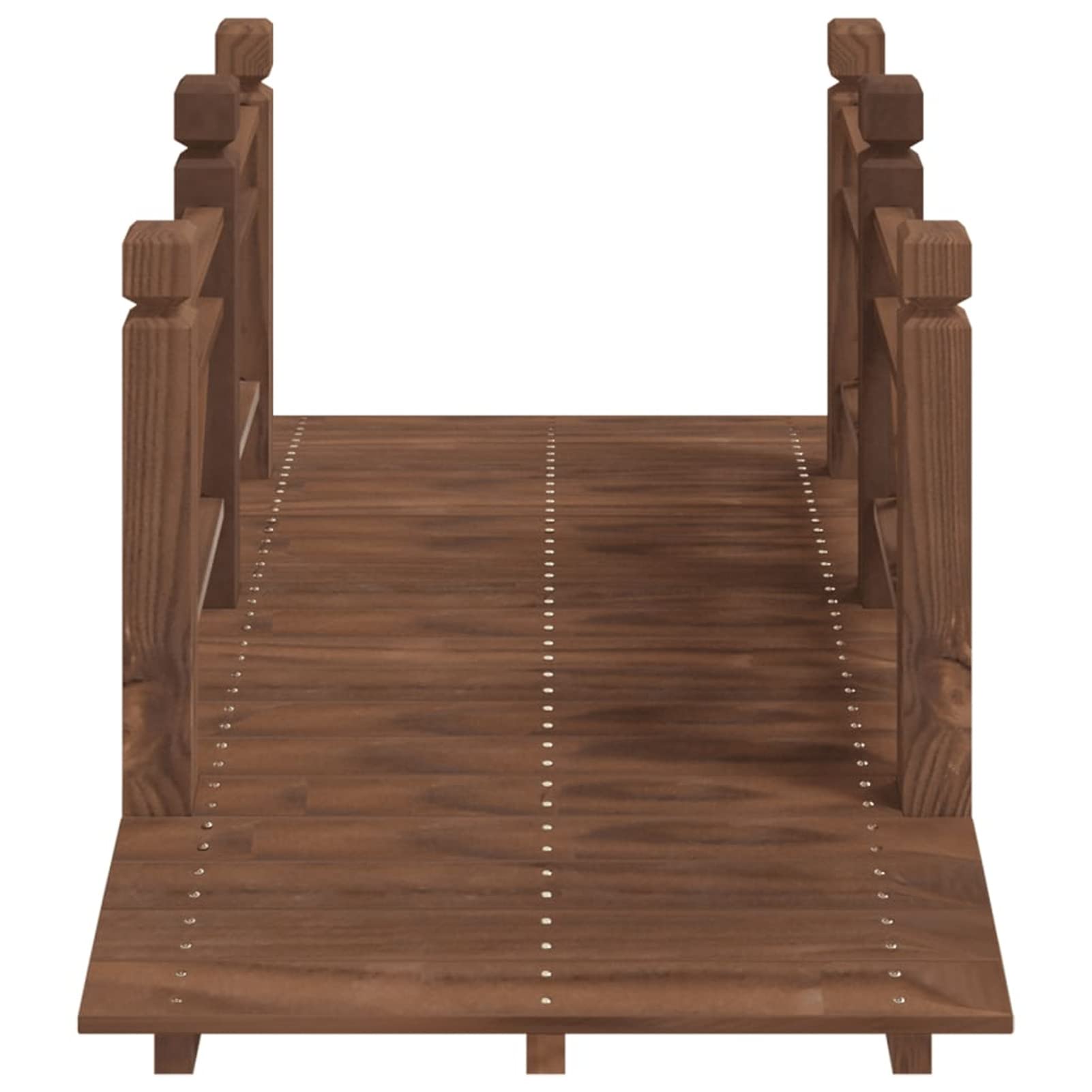 BaraSh Ponte Giardino 150x67x56cm Legno Massello Abete Rosso