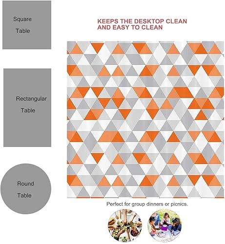 Vista 47 de Outer Space Mantel Redondo para Mesa De 4 Sillas Bue Orangerustic Mantel decorativo de mesa 30 x 30 pulgadas