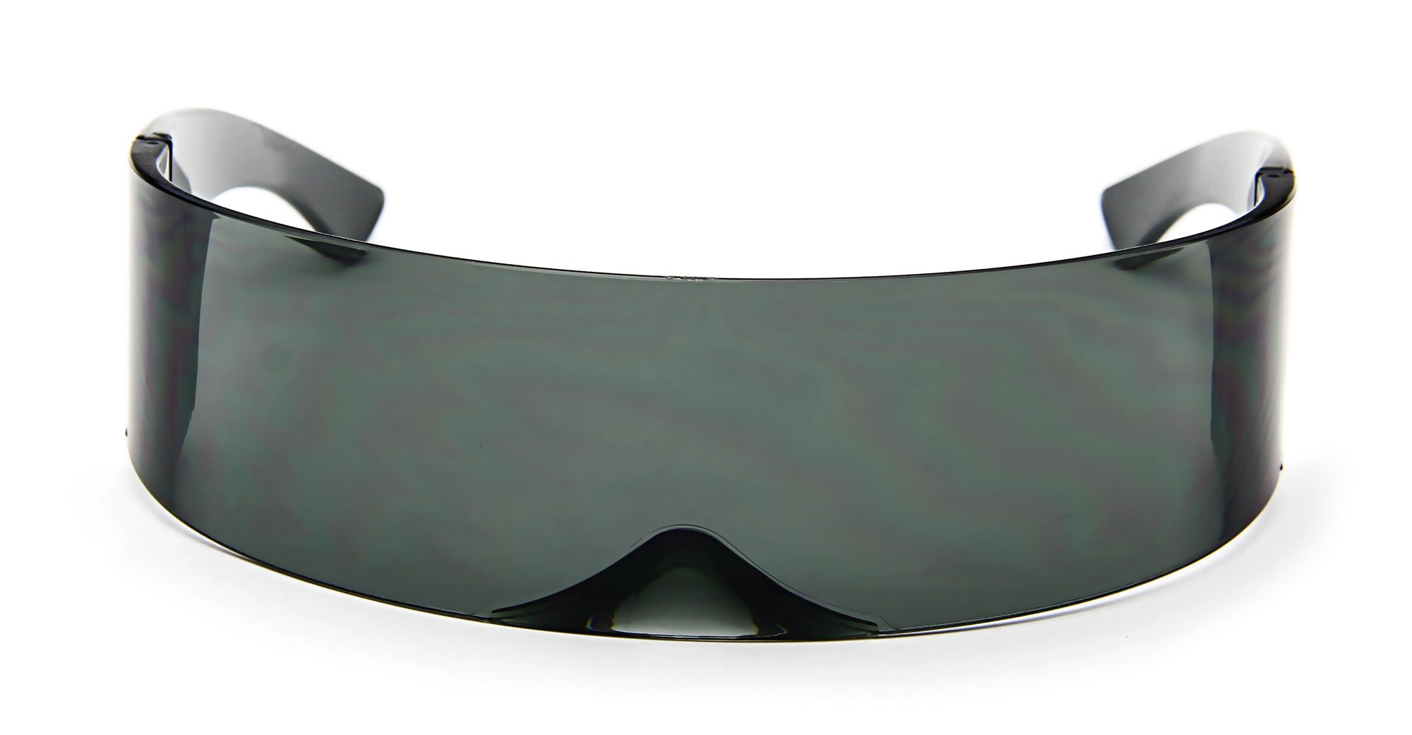 In Touch With Style Futuristic Shield Sunglasses Monoblock Cyclops 100% UV400