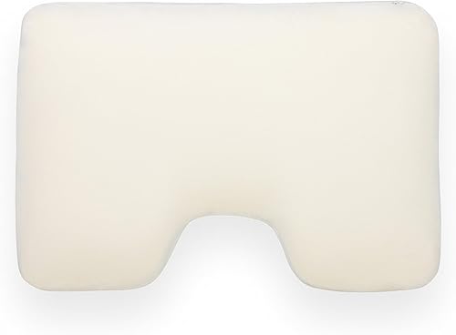 Inserto, espuma viscoelástica moldeada de felpa 80D - Se puede utilizar como almohada delgada para dormir boca abajo. Tamaño ergonómico, cuello