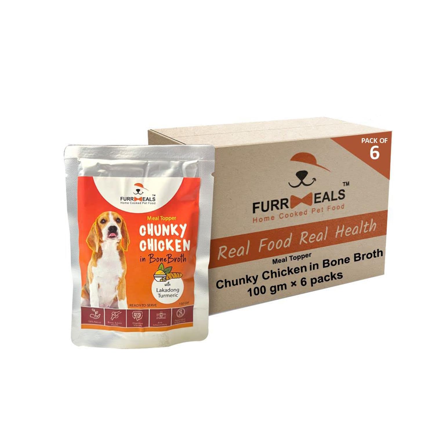 See full amazon price history chart for FurrMeals Meal Topper for Dogs | Chunky Chicken in Bone Broth with Lakadong Turmeric | Wet Dog Food/Gravy - Pack of 6 x 100gm FurrMeals Meal Topper for Dogs | Chunky Chicken in Bone Broth with Lakadong Turmeric | Wet Dog Food/Gravy - Pack of 6 x 100gm (B0BLCKZ4KH) Amazon Price History, Amazon Price Tracker