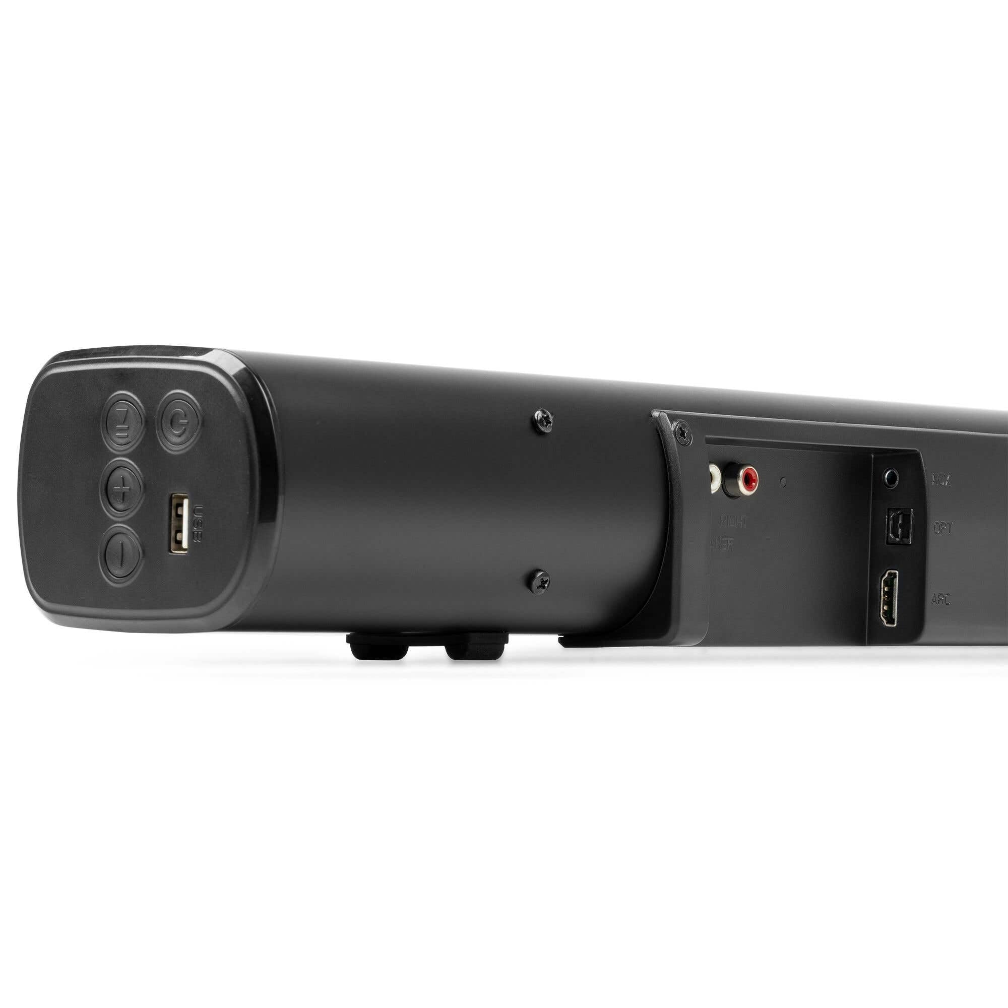 Audizio SB100 5.1 Soundsystem - TV Soundbar mit Subwoofer, 180 Watt, Bluetooth 5.3, Heimkino Soundsystem mit 2 Surround Lautsprecher, HDMI ARC, Optisch, 97cm Soundbar für TV Geräte, Fernbedienung