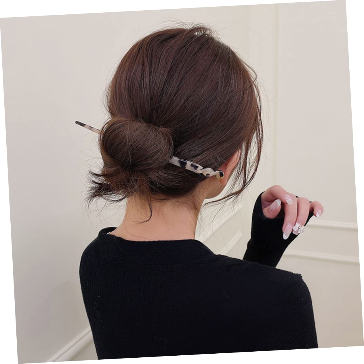 DOITOOL 24pièces Épingles à Cheveux Écailles De Tortue Acétate Pour Chignon Accessoires De Coiffure Élégants Outils De Stylisation Classiques Et