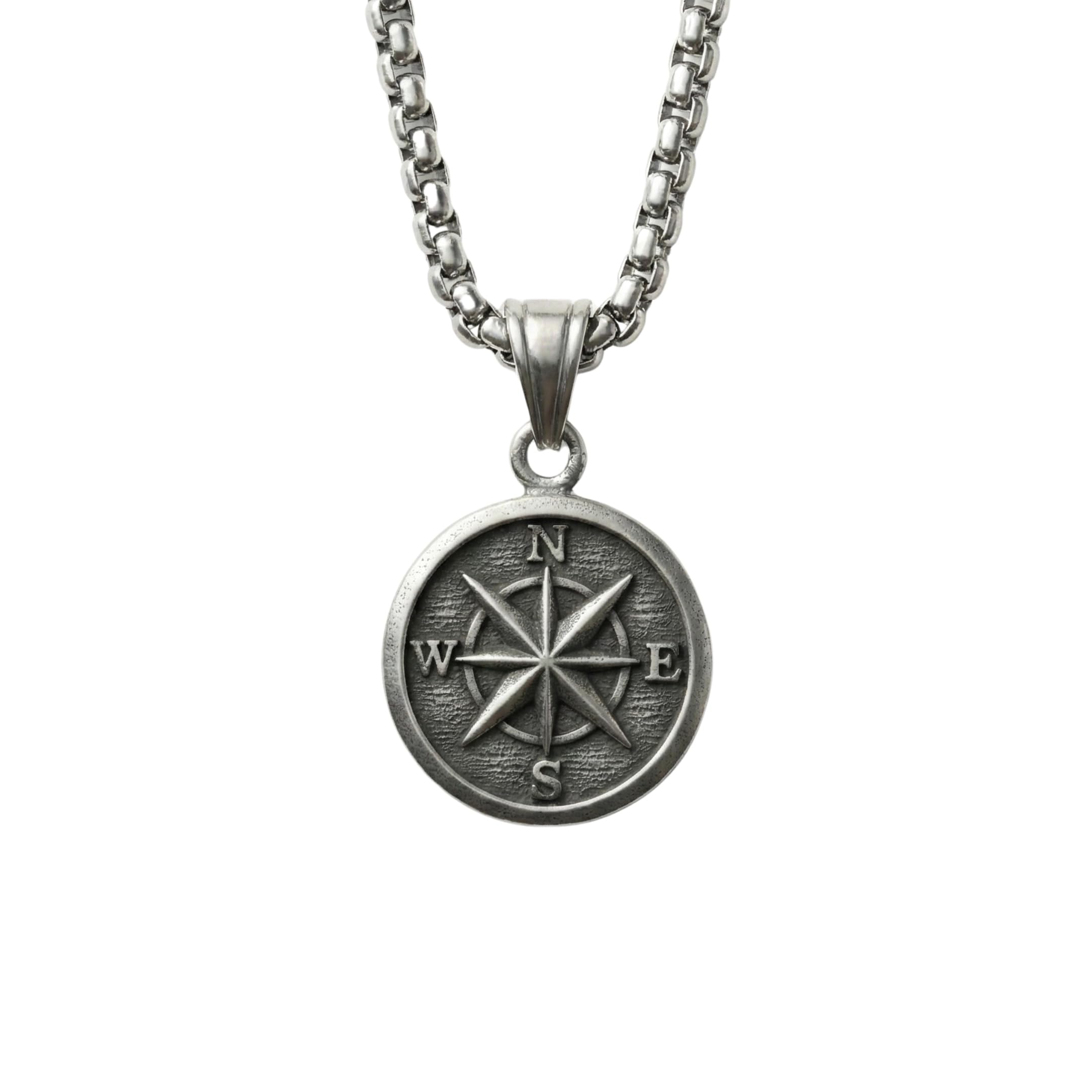 Buy THE MEN THING DIRECTIONAL COMPASS - 28mm Pure Titanium Steel
