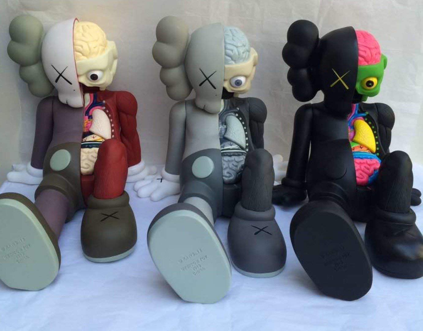 12 Inch Kaws BFF Sit Sitting Dissected Companion Original Fake Art