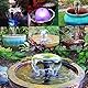 Elqubkan Brunnenpumpen-Düsen-Set, Springbrunnen-Pumpendüse, Wassersprühköpfe, Teich, Tauchpumpe, Pool L