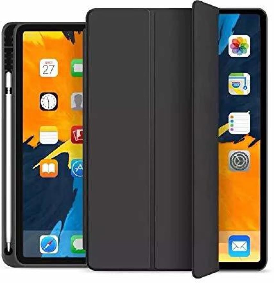 Shoppers Point for Samsung Galaxy Tab S9 FE+ 12.4 inch/Tab S9 Plus Cover Case Flip Stand Back Cover [S Pen Holder] - Black (B0D2L7YCBS) Amazon Price History, Amazon Price Tracker