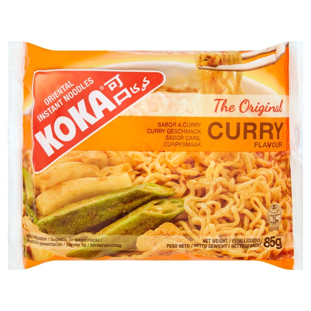 Koka Oriental Style Curry Flavour Instant Noodles Packet, 85g