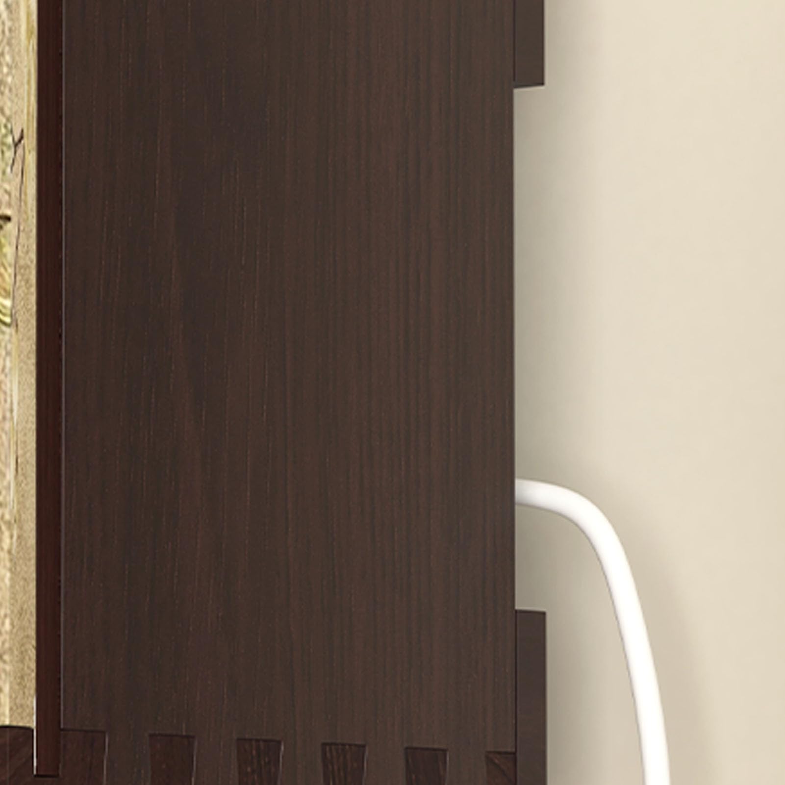 Router-Wandhalterung mit WLAN-Funktion, Medienschrank Aus Holz, Versteck for WLAN-Router, Medienschrank for Schlafzimmer Und Wohnzimmer(Brown,60cm/24in)