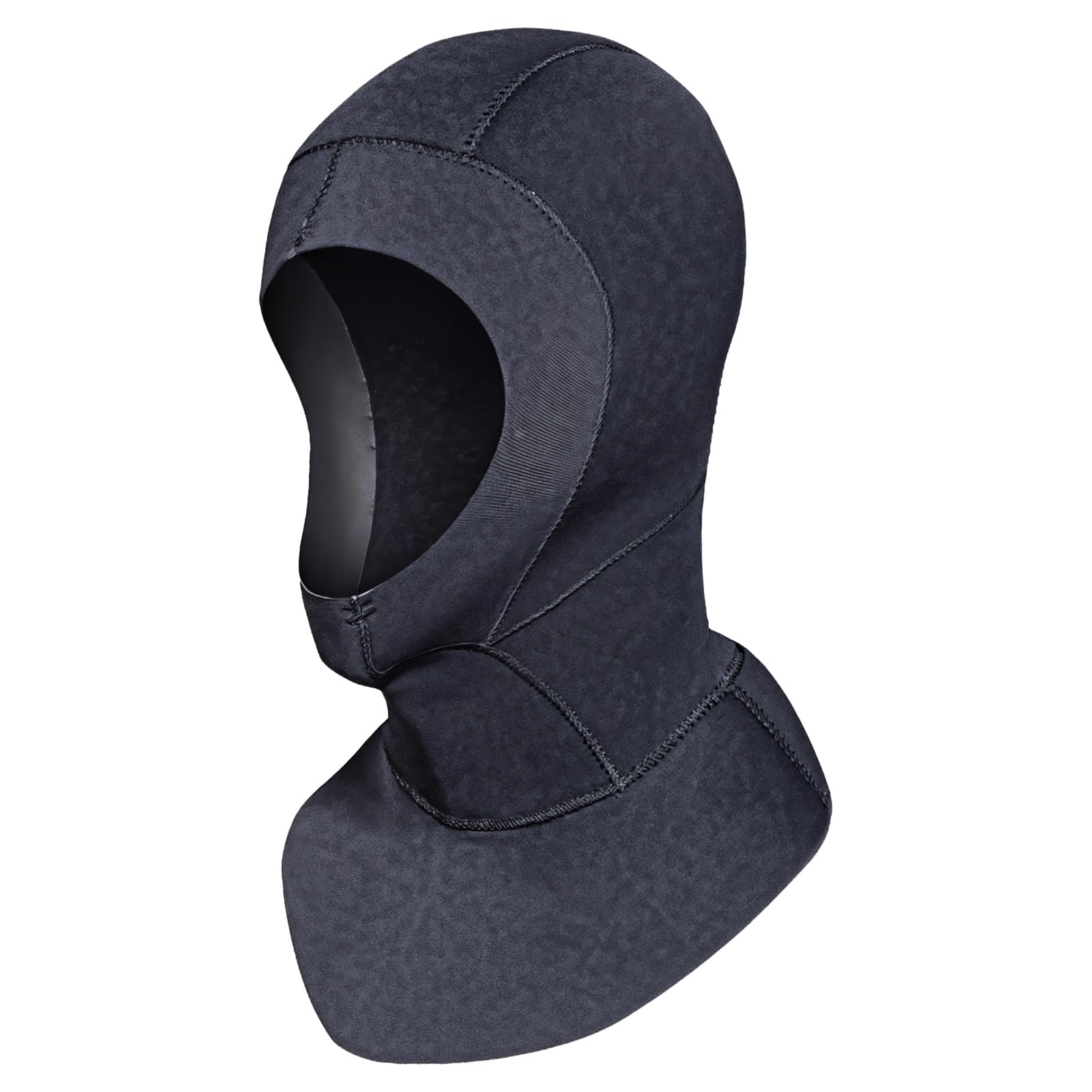 Gorro de buceo impermeable de neopreno de 3 mm, capucha térmica para surf de agua fría, color negro XL para hombre, ajustable, diseño permeable al aire, para buceo, surf y otros deportes acuáticos