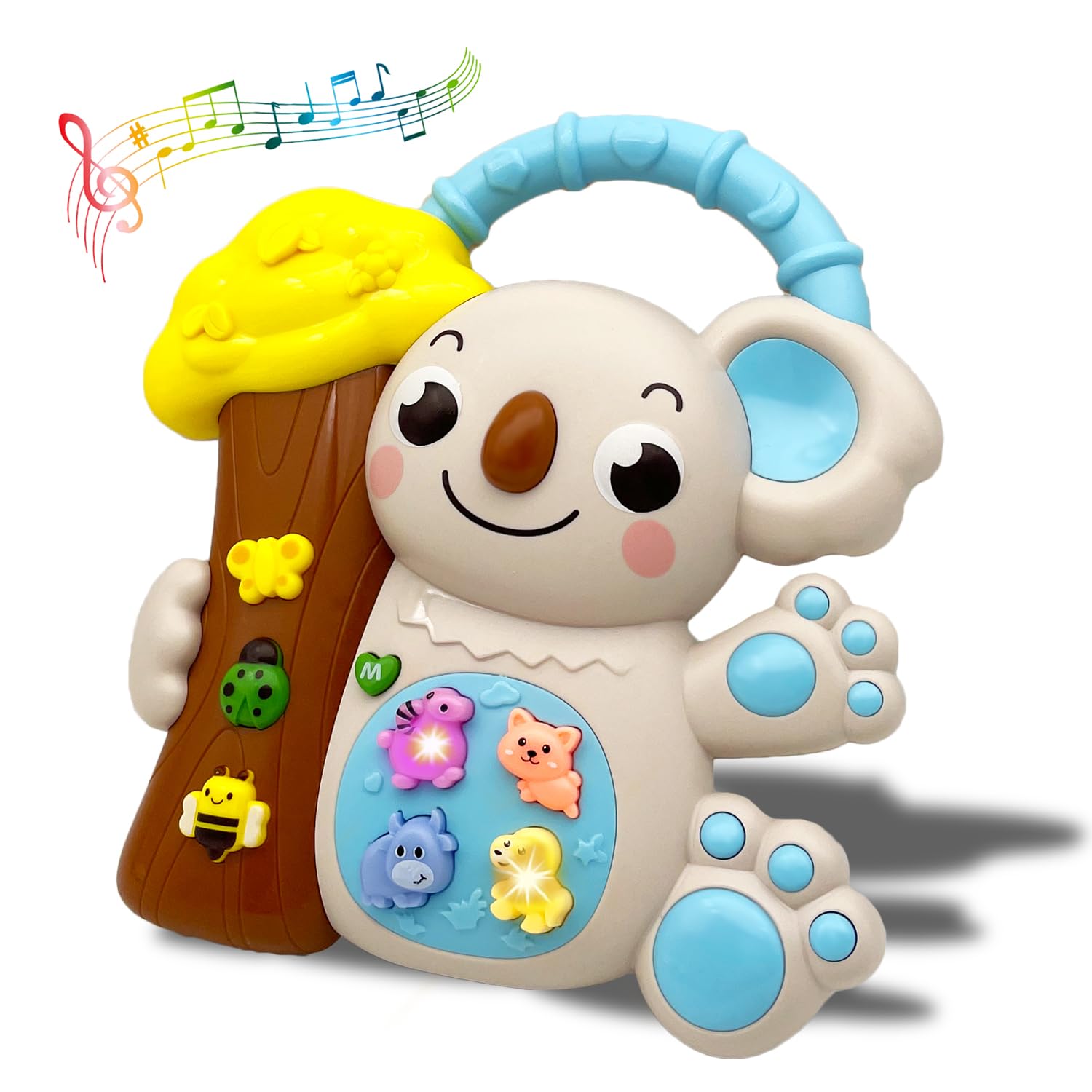 Baby Boy Girl Toys Gifts 12-18 Months Light Up Music Toddler Early Learning Educational Piano Keyboard Infant Toys 1 2 Year Old (Koala)