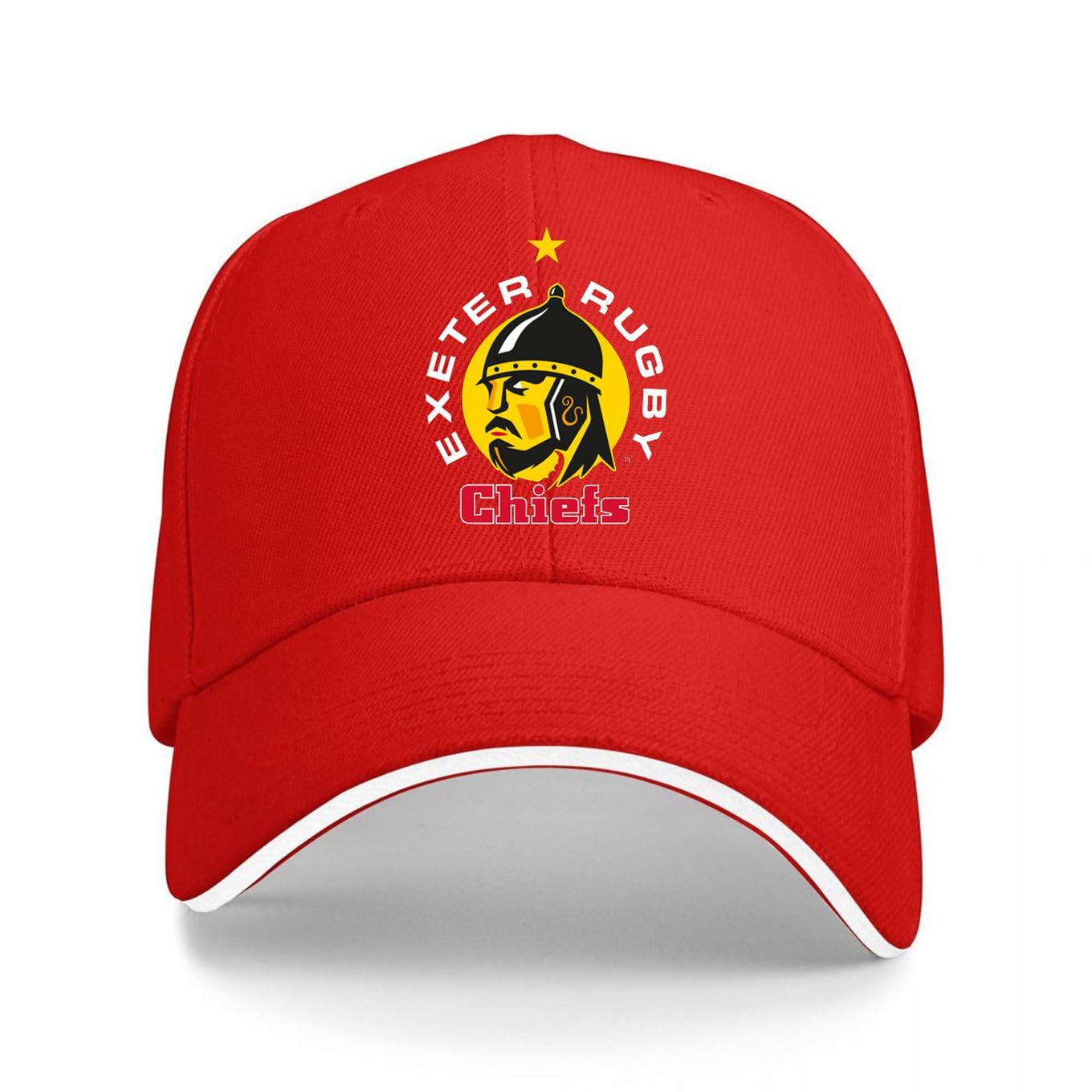 Inwedbw Exeter Chiefs Rugby Red Unisex Adjustable Baseball Cap