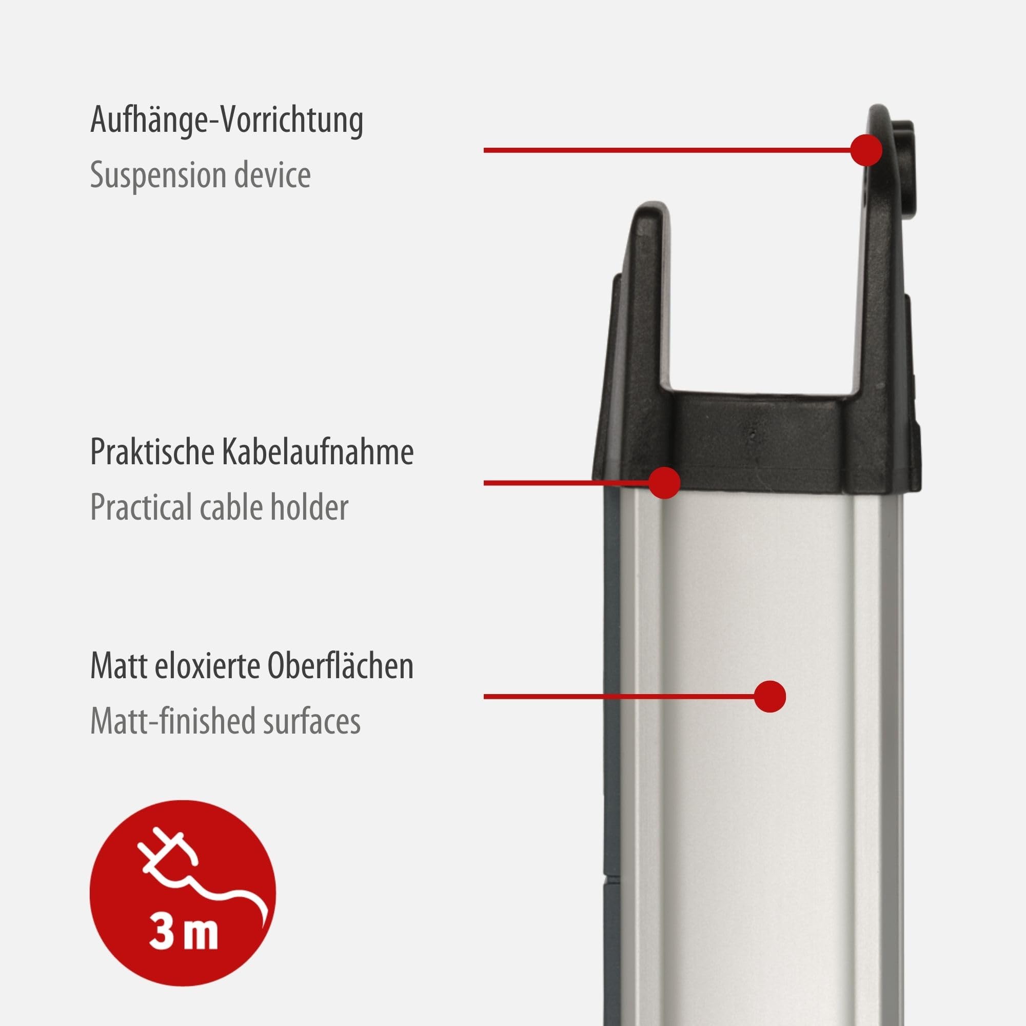Brennenstuhl Premium-Alu-Line Steckdosenleiste 12-Fach 