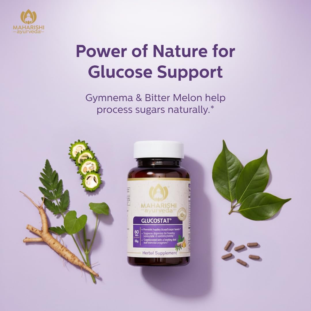 Maharishi Ayurveda Glucostat® – 1000 Mg, 60 Tablets – Ayurve...
