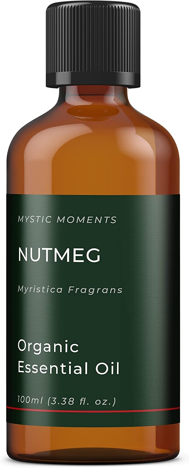Mystic Moments | Nutmeg Organic Essential Oil - 100ml - 100% Pure