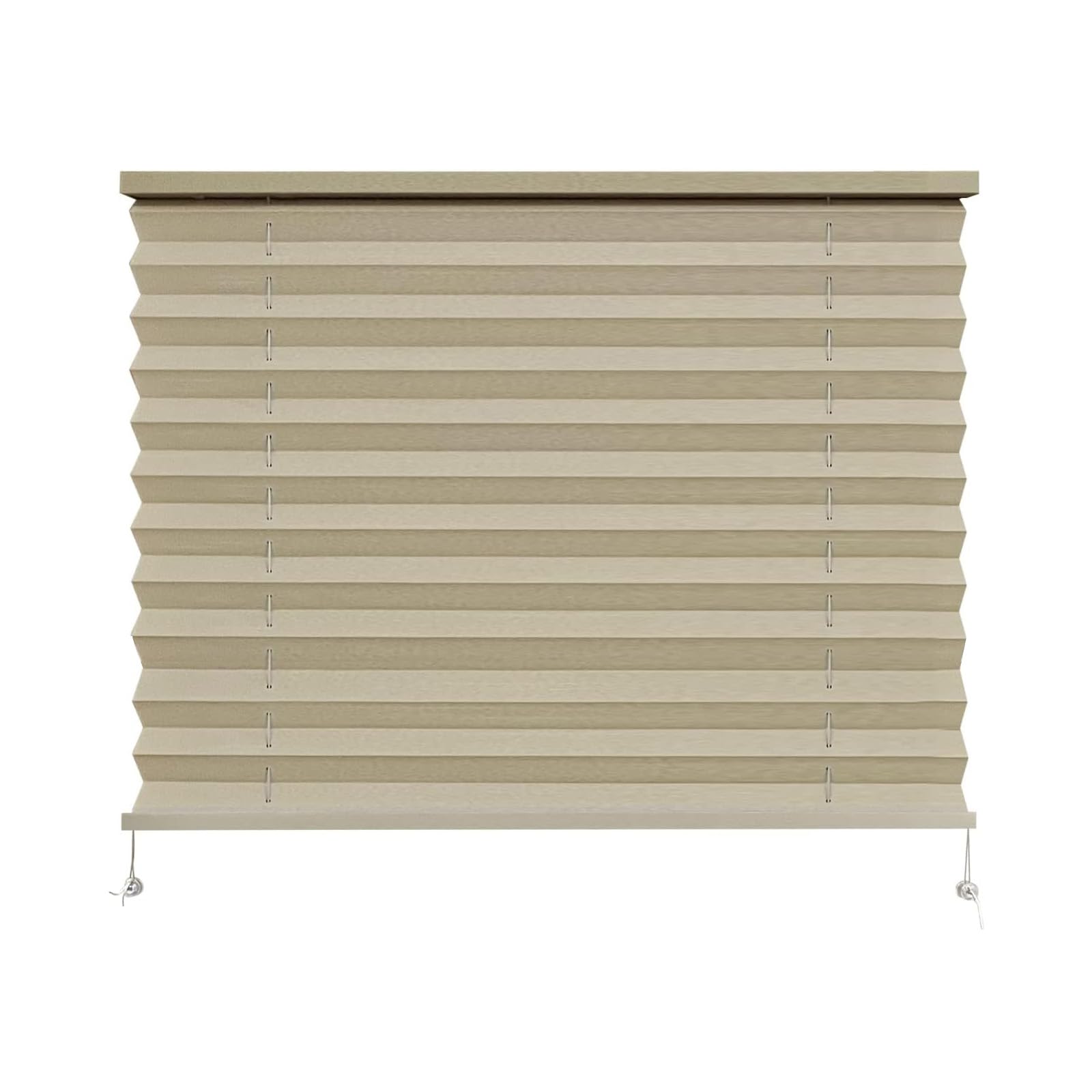 Dulepax RV Blinds - Pleated Shades, 26" W x 18" L Cappuccino RV Window Blinds for Camper, Travel Trailers &amp; Motorhome Windows