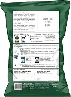 Jonathan Green 10610 Dense Shade Grass Seed Mixture, 25-Poun