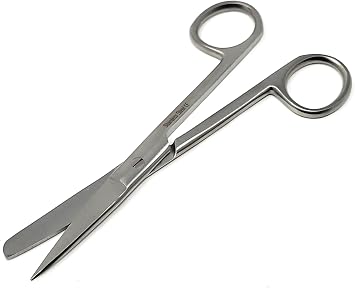 HIGH Grade PACIFATED Stainless Steel Dissecting Operating Scissors 5.5" Sharp Blunt Straight HTI BRAND