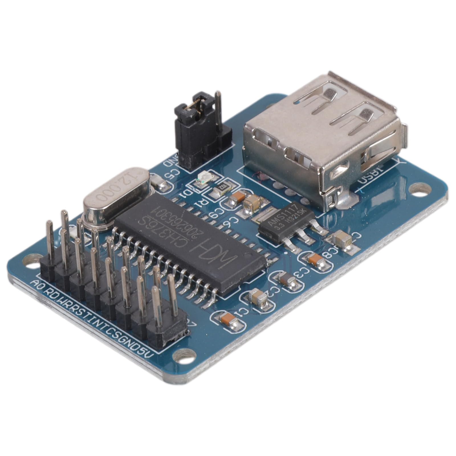 HDOYTXXM USB Host Interfaces Module for U Disk and Memory Card Read Write with Builts in FAT16 FAT32 FAT12 File Systems USB Read Write Module for Microcontroller