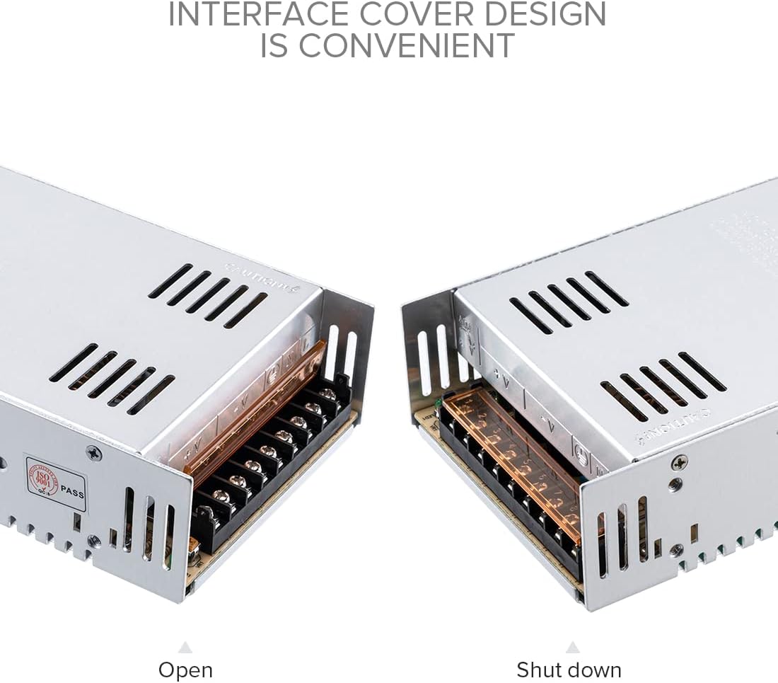 BTF-LIGHTING AC100-240V to DC24V15A Max360W Switching Power Supply Device Transformer Adapter Converter for LED Strip/String/Matrix,CCTV Camera,Security System,Radio,Cats