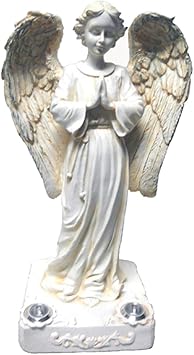 GSL SS-GSL-PL029 13" Praying Angel with 2 Yellow LED Solar Light