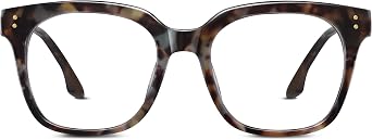 Oversized Reading Glasses for Women & Men - Blue Light Blocking for Computer/Phones, Magnifying Readers