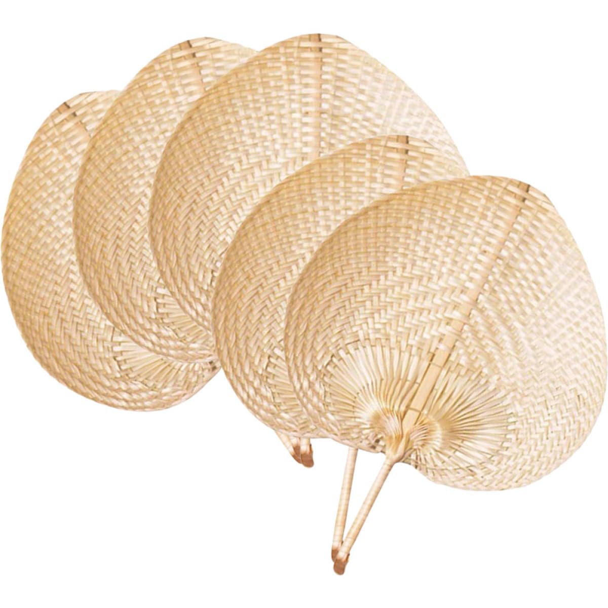 Éventails en bambou tressé ventilateurs portables de taille moyenne