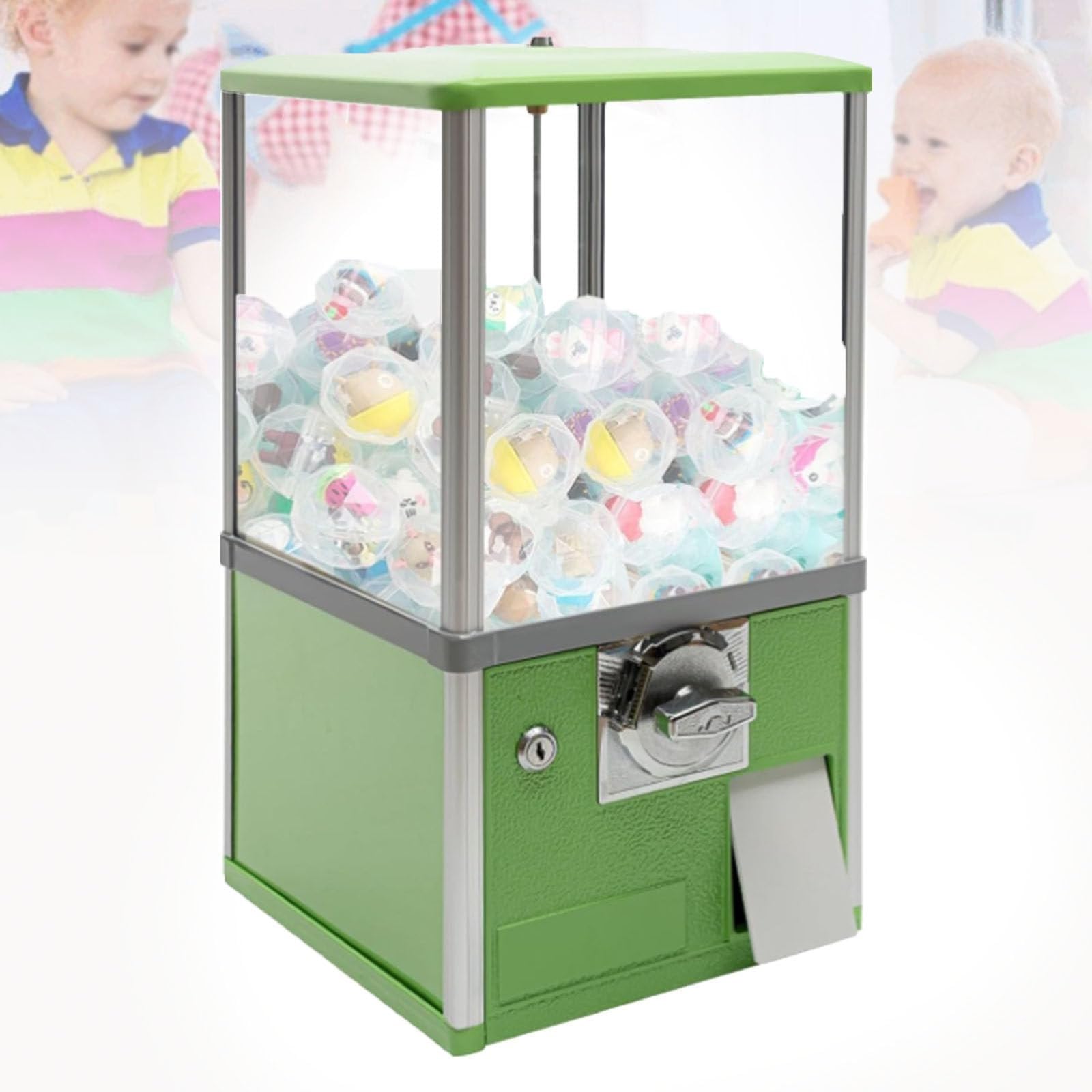 Distributore Di Gomme Da Masticare Rosa Shocking: Distributore Di Caramelle Retrò, Opzione Senza Monete - Italia - Foto 4