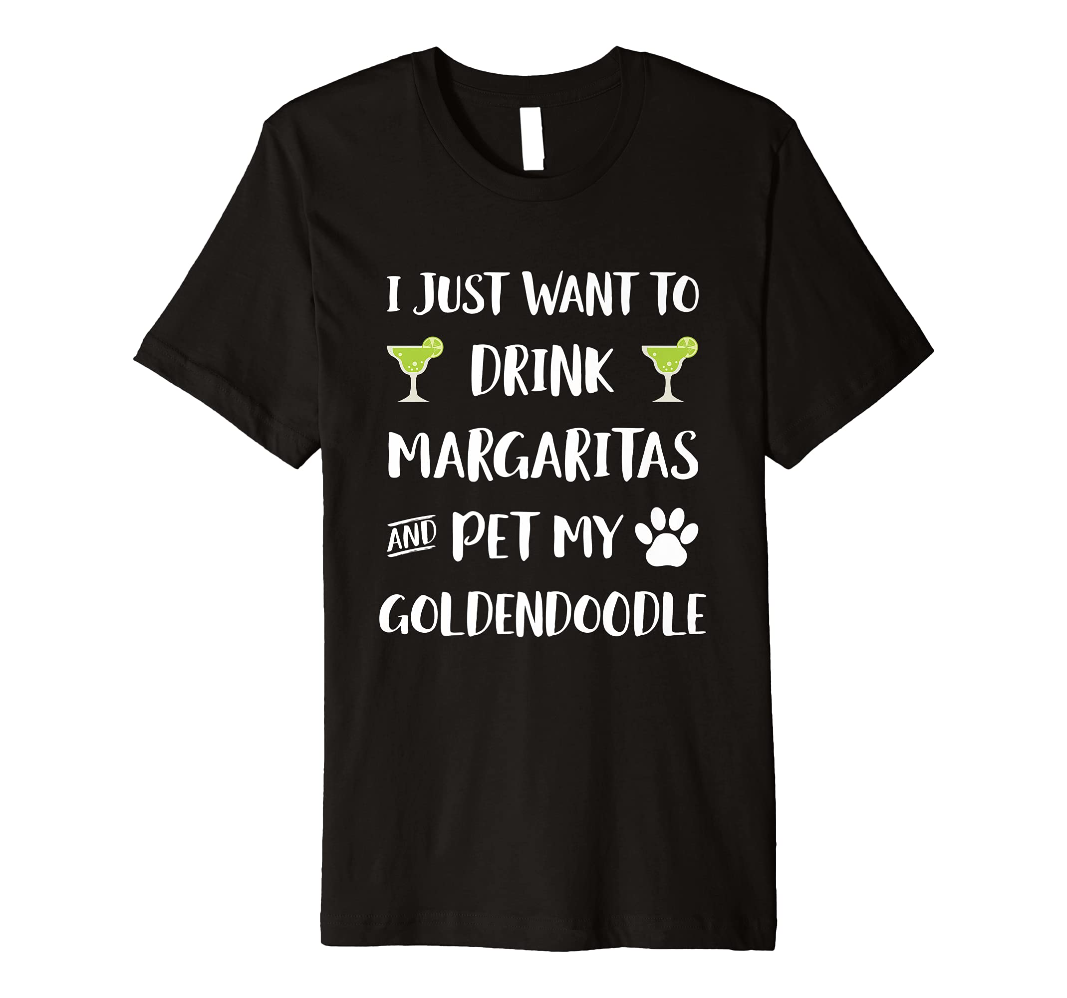 Margaritas and Goldendoodle T-Shirt Dog Pet Gift