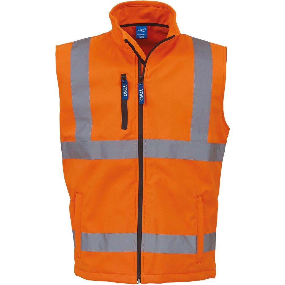 Yoko Yk050/Hv006 Gilet Softshell ad Alta visibilità Uomo