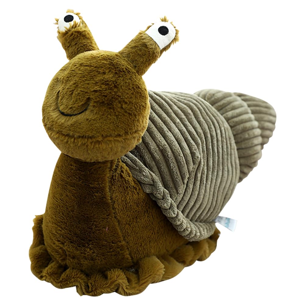 MIFKLMV Cute Snail Plush Toy, Soft Stuffed Snail Animal, Kawaii Snail Plush Doll, Adorable Snail Plushie for Kids, Adults, Home Decor, Birthday