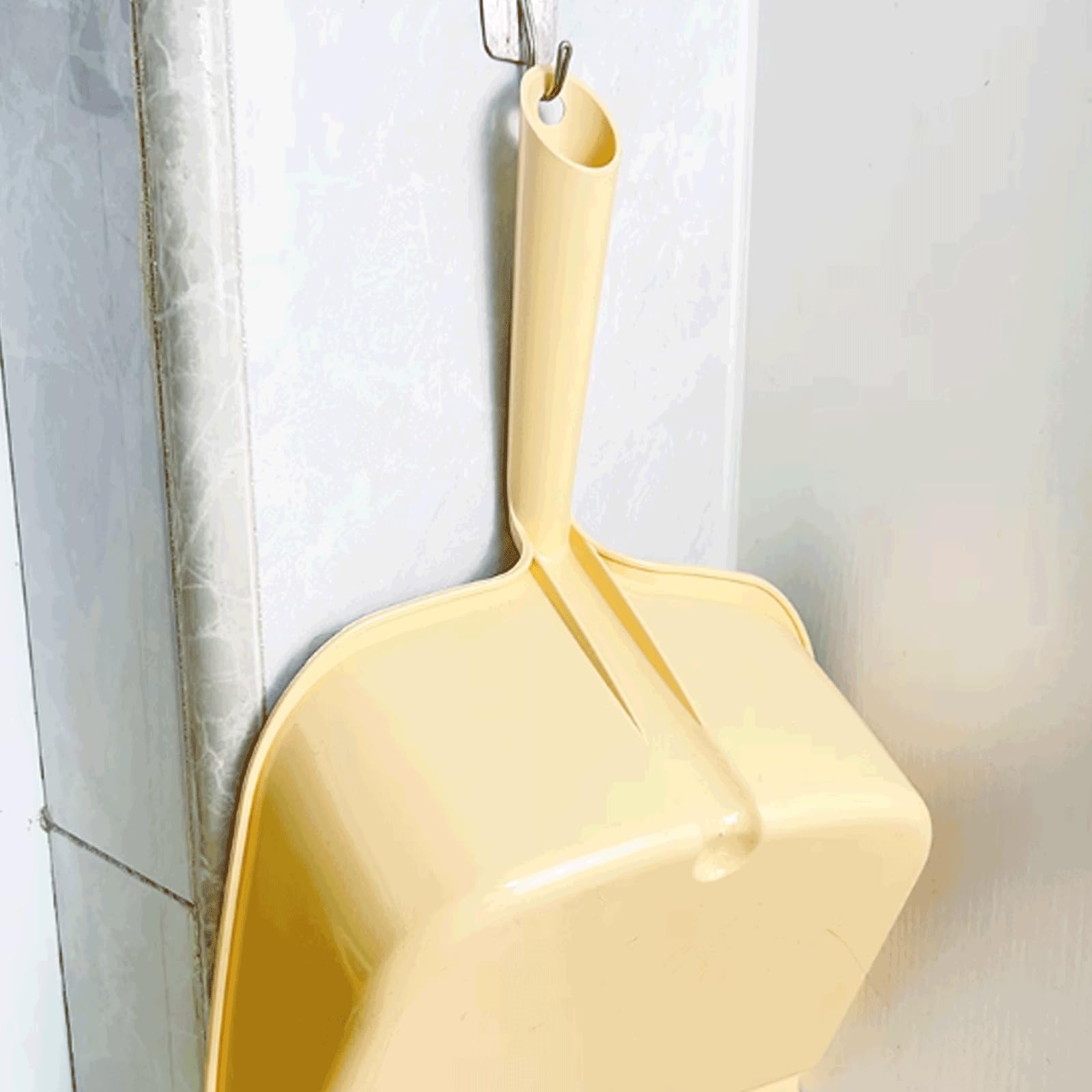 Recogedor de Basura de Mano de plástico, Pala Multifuncional para recolección de desechos, recogedor de Mango Largo para el hogar