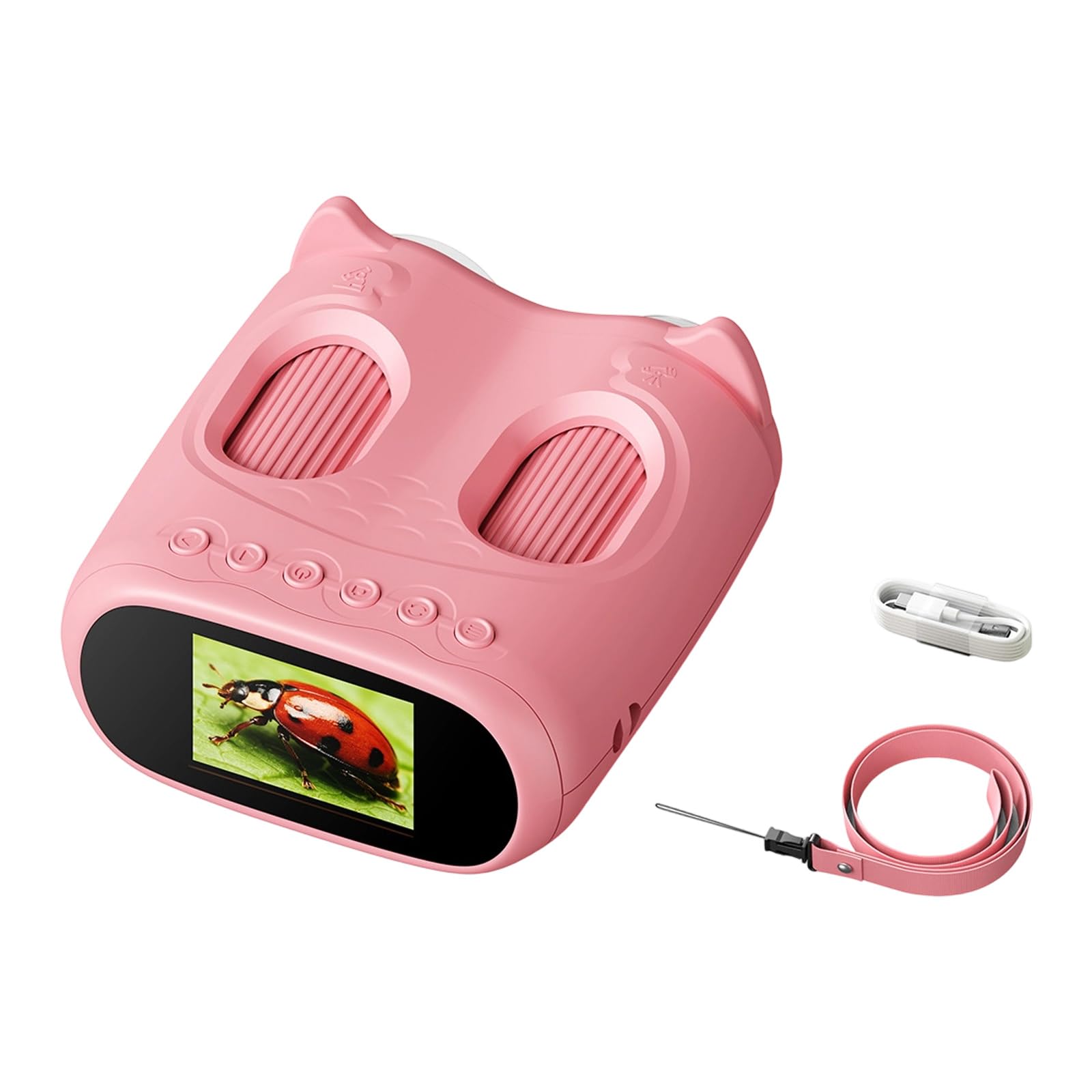 Educational Microscope for Children Portable Handheld Binoculars Digital USB Rechargeable Science Exploration Instrument Digital Microscope for Children