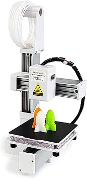 Mini 3D Printer, High Accuracy DIY Printers, 4 x 4 x 4in Frequency Division Multiplexing 3D Printer, for Education US Plug