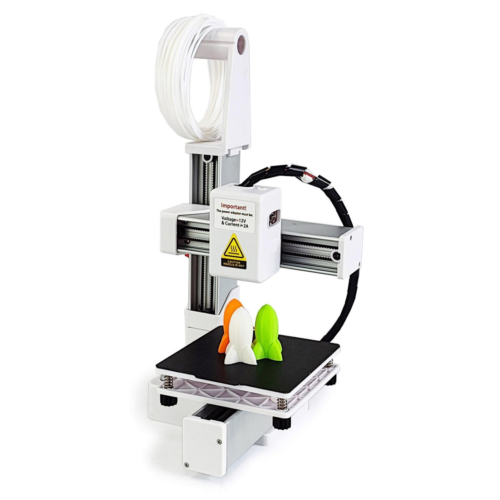 Amazon | 初心者向け 3D プリンター、40mm/s FDM 3D プリンター 