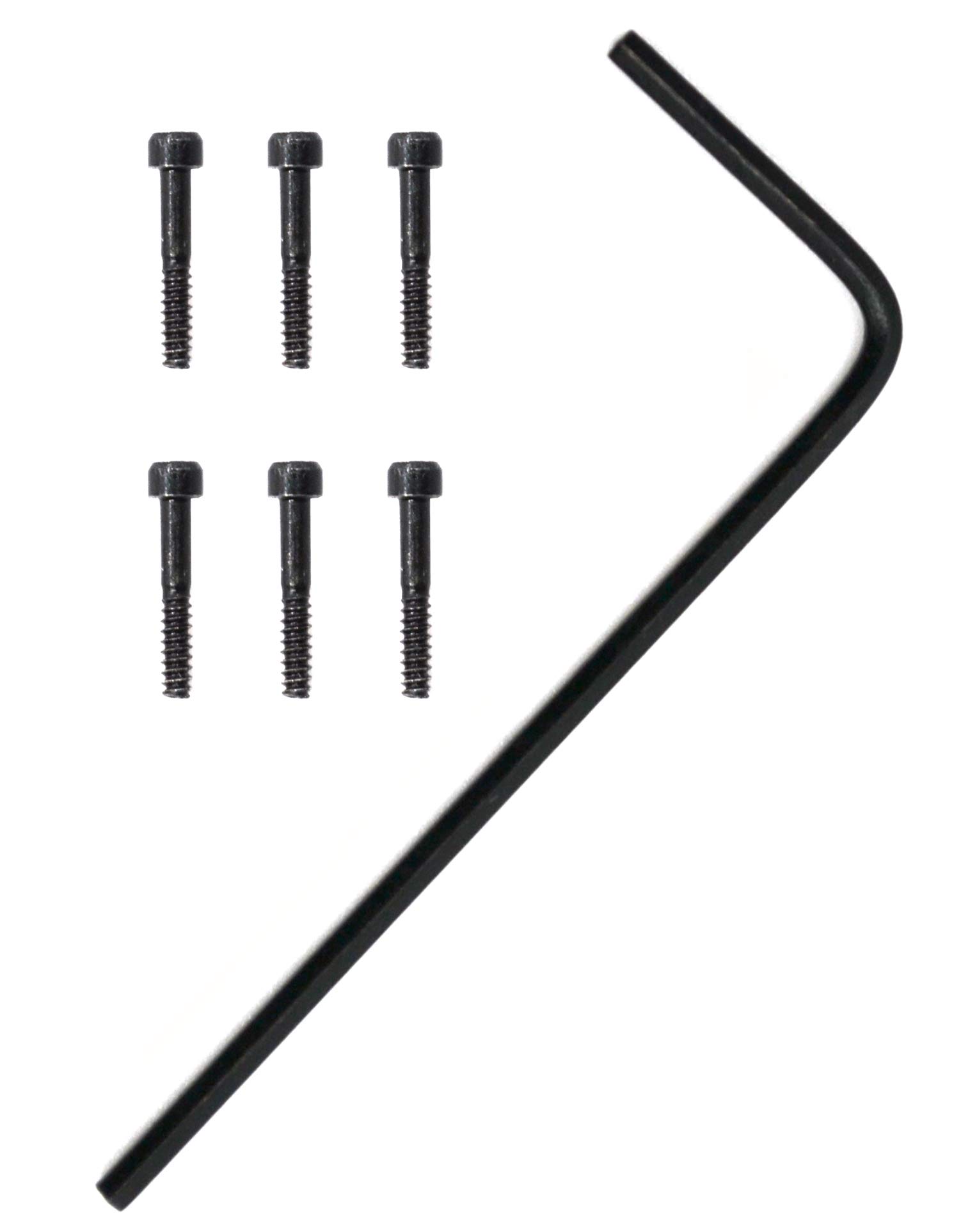 Teak Tuning Spare Hardware and Tool Kit for Allen Key Style Trucks - Tuning and Wheel Screws - Includes 1 Tool and 6 Kingpin Screws