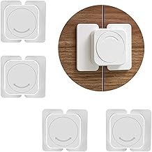 BAERFIT Drawer Lock for Baby Safety Products for Home Child Lock for Cupboard Baby Safety Lock Baby Proofing Suitable for Refrigerators Cupboards Lock for Kids Safety Cabinets Pack of 4 - White