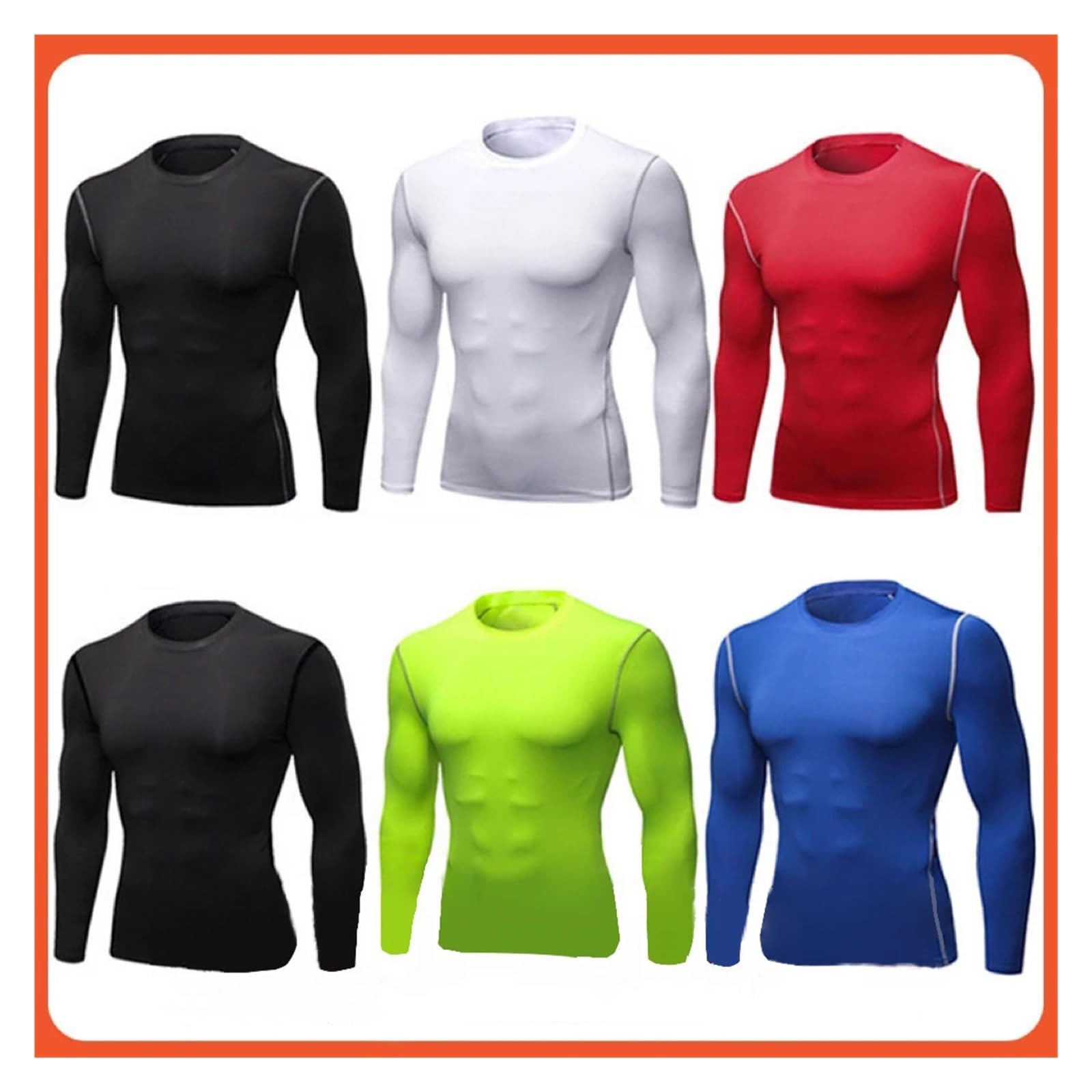 Camisa Funcional Ropa Interior térmica de Manga Larga for Hombre, Tops Finos Ajustados de Secado rápido elásticos for Fitness, Ropa de otoño e Invierno for Hombre(Gray,L (60-70kg))