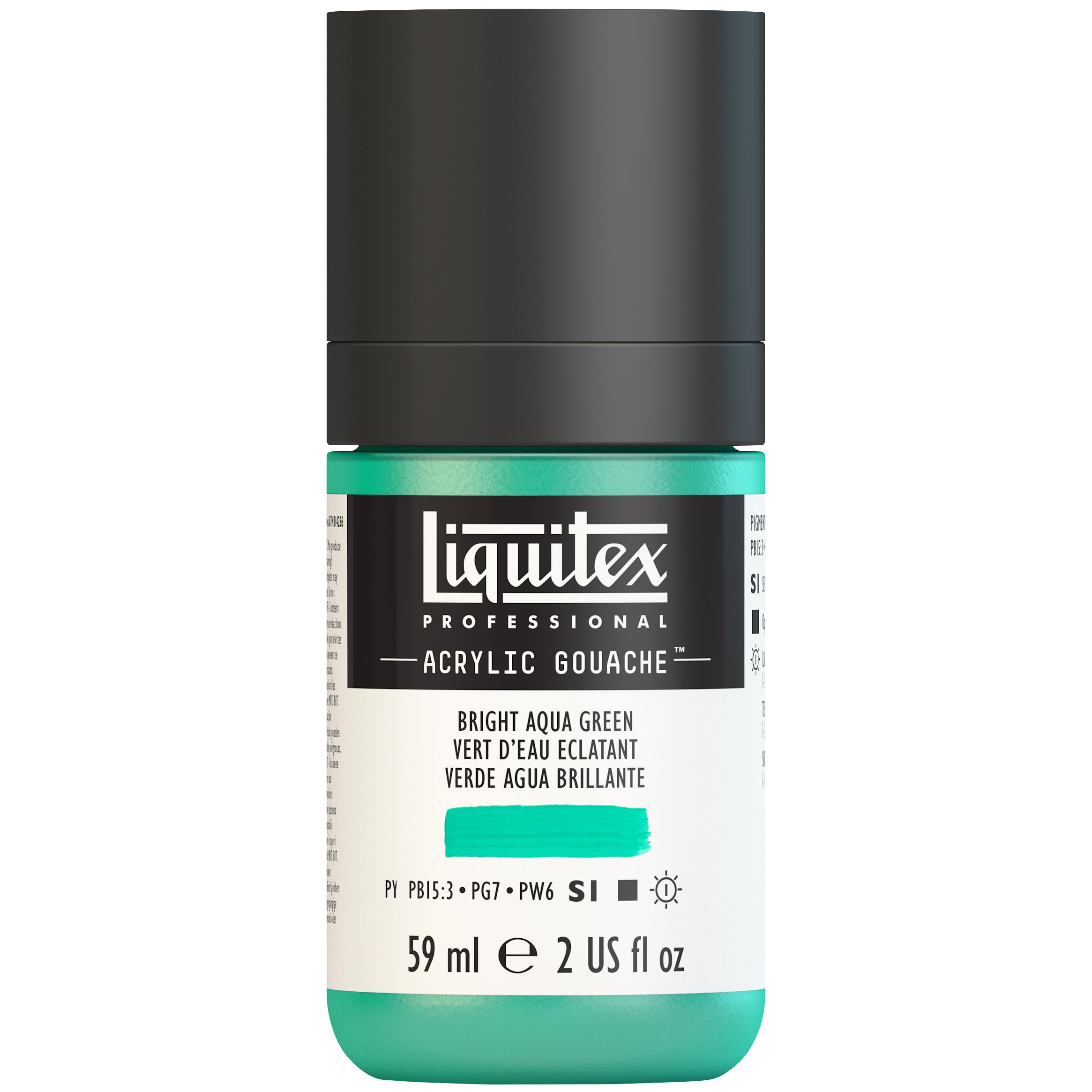Liquitex Gouache Professional, Acrylic, Bright Aqua Green, 59ml - Dosierflasche, 2059660