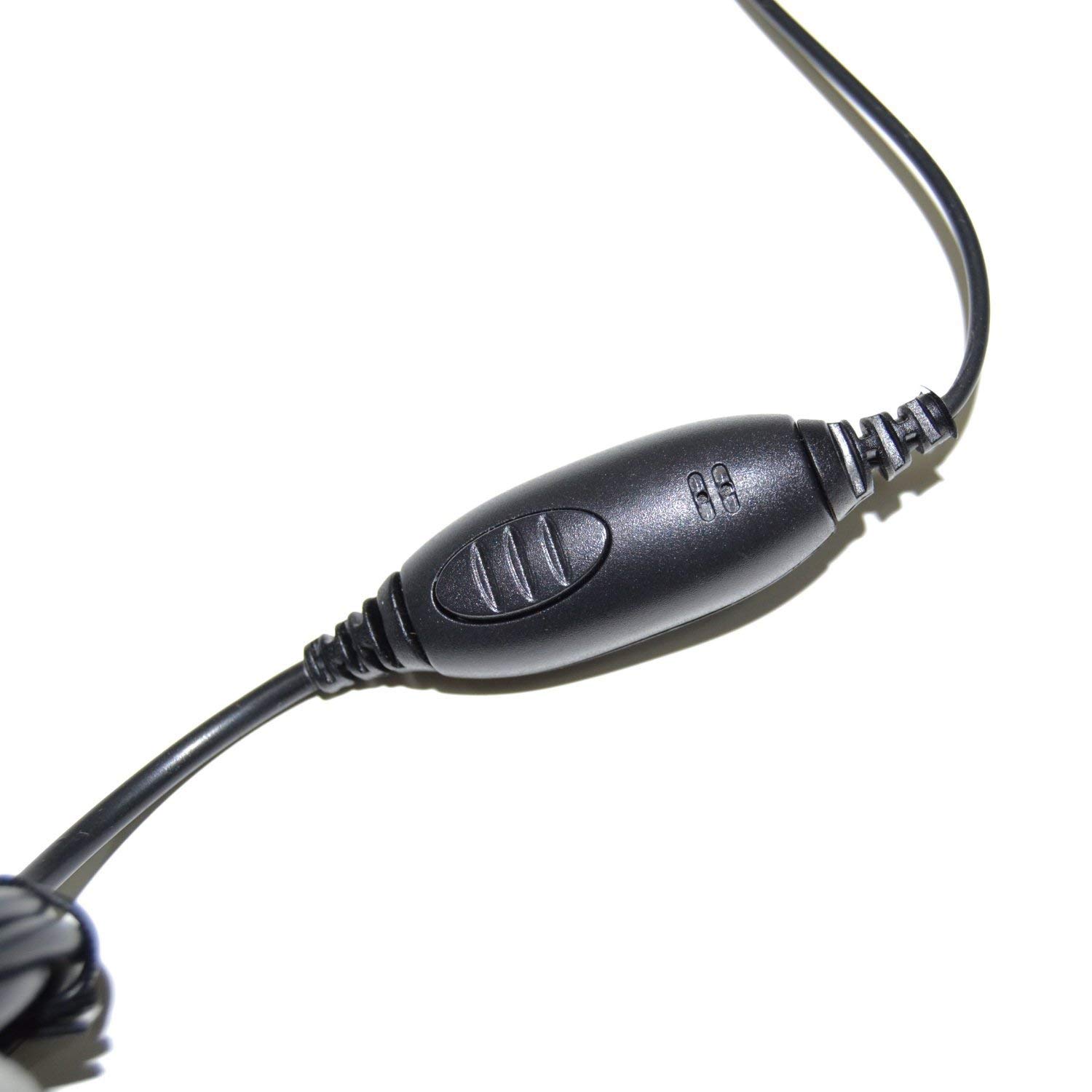 Kit Mains Libres HQRP 2 Broches | Écouteur Micro PTT | Pour Motorola
