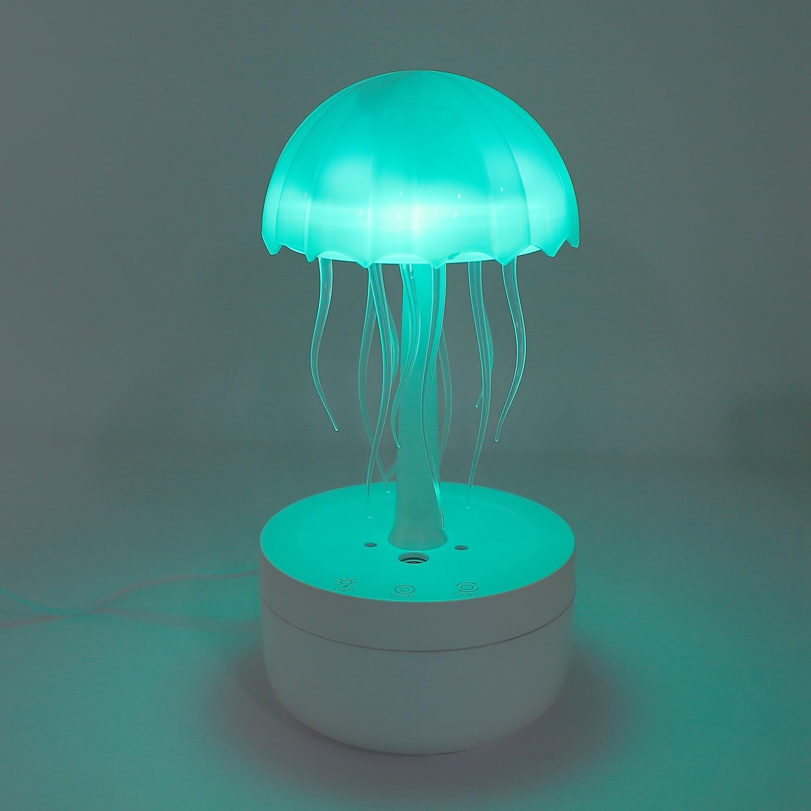 Cuifati Dance Piccolo Umidificatore, Simpatico Mini Umidificatore da 300 Ml con Luce Notturna a 7 Colori, Spegnimento Automatico Diffusore di Oli Essenziali da Scrivania per Camera da Letto, Ufficio,