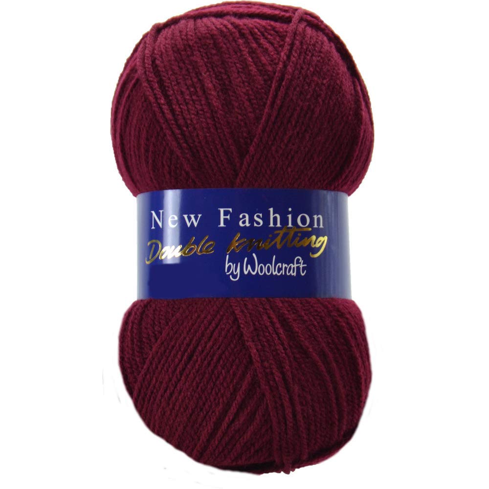 10 x 100g Woolcraft DK (Maroon 110)