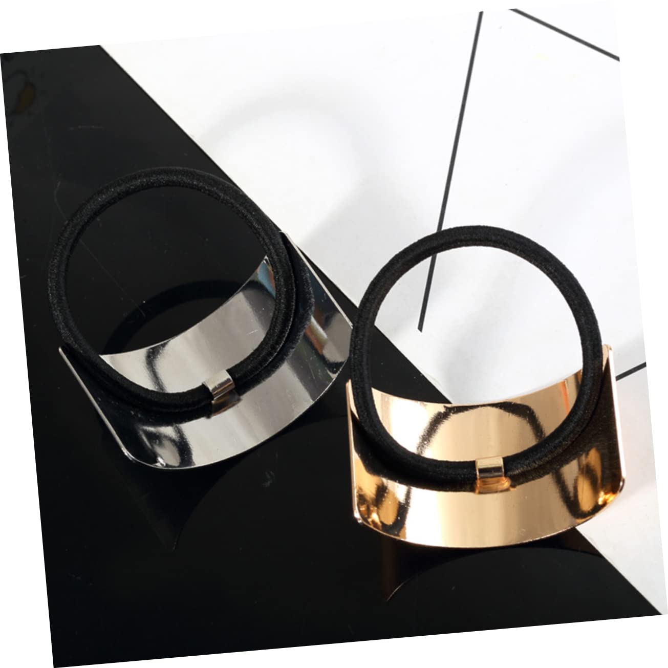 FRCOLOR 12 piezas anillo de pelo elástico bandas para el pelo de mujer goma para el pelo para niñas goma para el pelo para mujeres diadema de metal coleta coleta gomas para el pelo sombrero