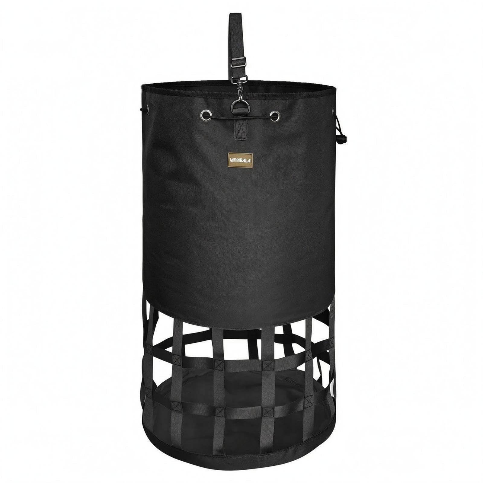 Hanging Hay Feeder Bag Grid-Style Oxford Material Hay Feeder Bag Metal Clip-image-35